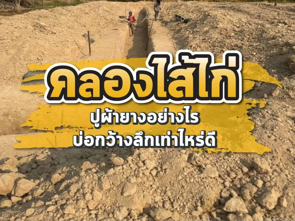 ผ้ายางปูคลองไส้ไก่